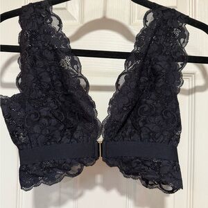 REVOLVE Black Floral Lace Bralette